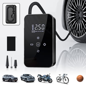 Birdeem Air Pump for Car Tires, Car Tire Inflator, Car Air Pump Car Wireless Multi-Function Tire Air Pump Inflator, Small Air Pump, Air Inflator for Tires, Car Tire Lights, Wireless Pump Tires