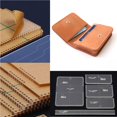 thumbnail image 3 of yingyy 5 Pcs Portefeuille Acrylique Transparent Modèle Outil de Bricolage en Cuir, 3 of 6