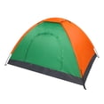 thumbnail image 2 of Tente Dôme de Camping Imperméable pour 2 Personnes pour la Randonnée en Plein Air et la Survie Orange et Vert, 2 of 9