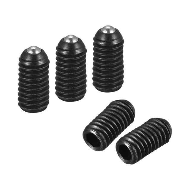 Unique Bargains Ball Point Set Screws, M3 x 6mm High Carbon Steel Metric Spring Hex Socket Grub Screw 10 Pack