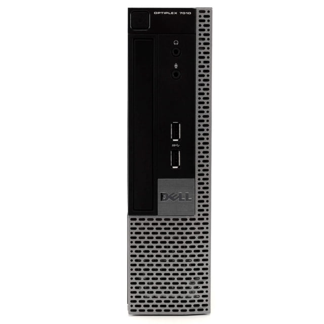 Dell Optiplex 7010 Ultra Petit Ordinateur PC Facteur de Forme, 3.2 GHz Intel i5 Quad Core, 4 Go DDR3 RAM, 500GB Disque Dur SATA, Windows 10 Professionnel 64 Bits Reconditionné