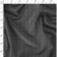 thumbnail image 4 of Soimoi Black polyester Crepe Fabric Stripe & Alphabet V Text Print Fabric by Yard 52 Inch Wide, 4 of 5