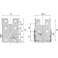 thumbnail image 2 of 4-Pack Foldable Frame with Self-Locking Hinges, Ideal for Portable Table Legs & Compact Workbenches, 2 of 5