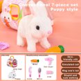 thumbnail image 4 of LSLJS Children's Toy Set Plush Toys Electric Rabbit Simulation Puppy Will Walk Will Bark Will Nodding Wagging Tail Children's Play House Toys Kids Toys, 4 of 9