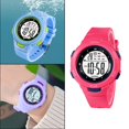 thumbnail image 4 of Children's Digital Watch Outdoor Waterproof Wrist Watch Calendar Pink Pink, 4 of 8