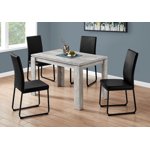 Monarch Specialties Dining Table, 48" Rectangular, Small, Kitchen, Dining Room, Laminate, Grey, Contemporary, Modern