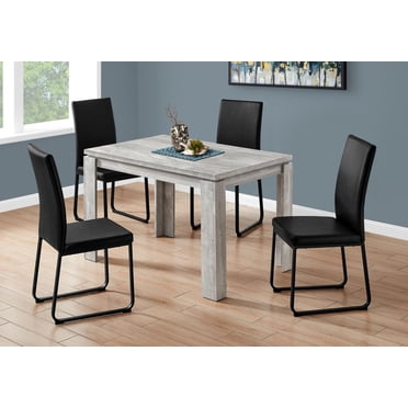 Monarch Specialties Dining Table, 48" Rectangular, Small, Kitchen, Dining Room, Laminate, Grey, Contemporary, Modern