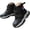 Noir, variante sur Ymyiu Bottes d'Hiver pour Garçons, Imperméables, Antidérapantes, Chaussures pour Temps Froid, Bottes pour Enfants (Vert, 7-8 Ans)