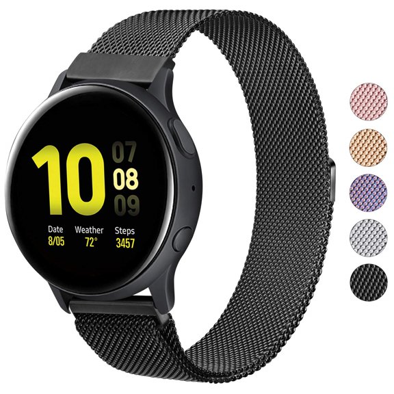 LEIXIUER Magnetic Loop for Samsung Galaxy Watch 5 Bands /pro 45mm/ Galaxy Watch 4/44mm/40mm/Classic 46mm/42mm/3/Active 2 Strap 45mm 41 Bracelet 20mm 22mm Watch Band for Womens Men