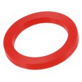 thumbnail image 1 of Unique Bargains 2' DN50 Silicone Rubber Flat Washer Quick Connector Gasket Red, 1 of 5
