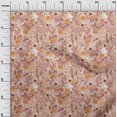 thumbnail image 3 of oneOone Rayon Pink Fabric Floral Sewing Craft Projects Fabric Prints By Yard 56 Inch Wide, 3 of 4