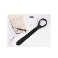 thumbnail image 5 of INSPIRE CHIC Men's Self-Tied Solid Color Formal Slim Ties Black, 5 of 5