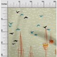 thumbnail image 2 of oneOone Polyester Spandex Light Green Fabric Tropical Bach Sewing Craft Projects Fabric Prints By Yard 56 Inch Wide, 2 of 4