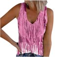 thumbnail image 1 of Plebaso Womens Print Tank Tops Ribbed Sleeveless Casual Tops Button up V Neck Slim Knit Tees for Women, 1 of 5