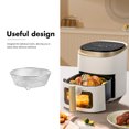 thumbnail image 4 of Miangastore Stainless Steel Air Fryer Racks Baking Rack Dehydrator Rack Meat Skewers Basket Oven Air Fryer Basket Air Fryer Accessories Silver, 4 of 9