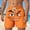 Orange, variant on Summer Casual Shorts For Everyday Wear With Print Lightweight Comfort Elastic Waist Outdoor Sports Apparel Men