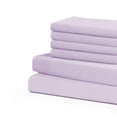thumbnail image 3 of Swift Home Luxury 6-Piece Sheet Set with Extra Pillow Case, King, Lavender, 3 of 3