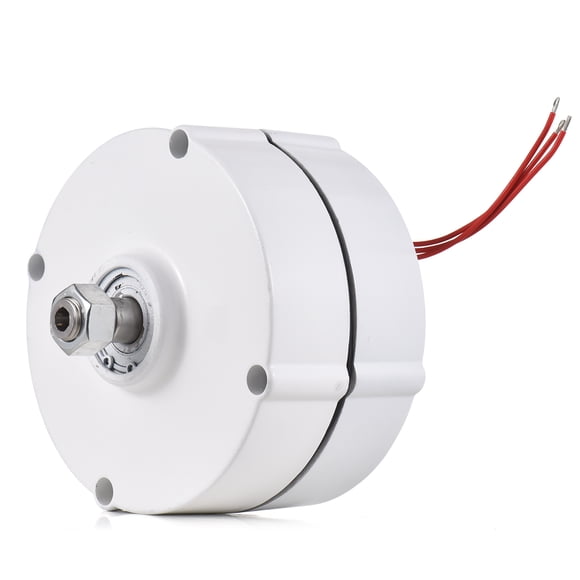 400W Three-Phase Alternator Rare Earth NdFeB Permanent Magnet Generator 750rpm 12V High Speed Permanent Magnet Generator 3-Phase Synchronous AC Alternator for Vertical Horizontal Wind