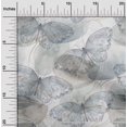 thumbnail image 2 of oneOone Rayon Dark Navy Blue Fabric Butterflies Sewing Craft Projects Fabric Prints By Yard 56 Inch Wide, 2 of 5