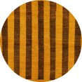 thumbnail image 1 of Ahgly Company Tapis d'Intérieur Ronds Abstraits Rouges Abstraits pour Aire, 7 Pieds Rond, 1 of 6