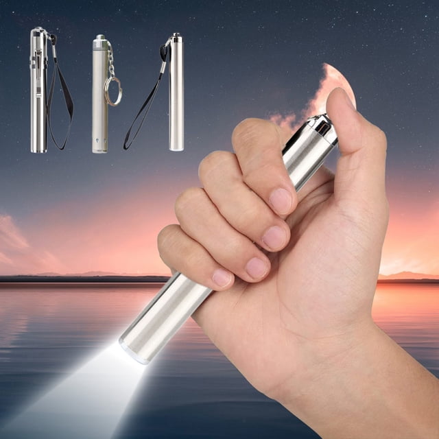 Lampe de Poche de Poche - Mini Lampe Stylo avec DEL à Haute Luminosité pour le Camping, la Randonnée et l'Urgence