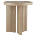 thumbnail image 1 of Bouclair Taupe Side Table, 1 of 10