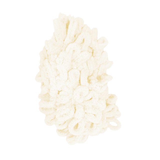 Lipstore Bulky Loop Yarn Crochet Arm Knitting Yarn for Scarf Macrame Projects Knitted White