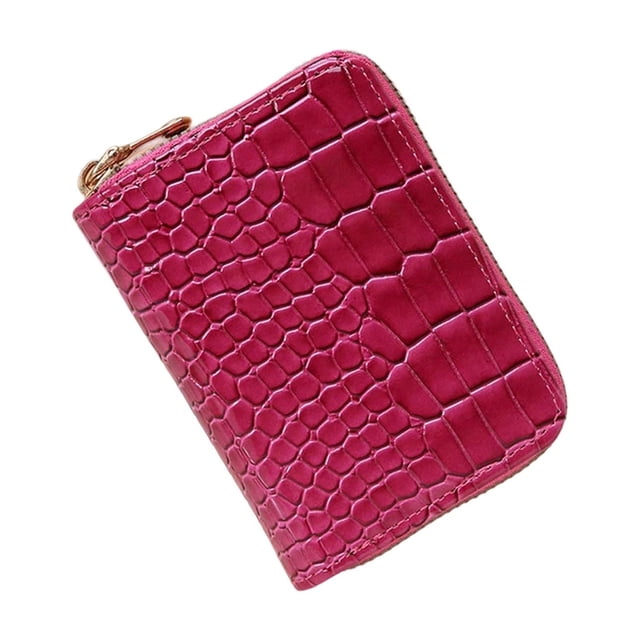 Embossed RFID Blocking Wallet for Women Slim Card Holder Fashionable Organizer with Secure Pocket