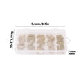 thumbnail image 3 of Lefu 50pcs Fishing Spinner Blades Fly hook Spoon Lures Rings Artificial Craft, 3 of 6