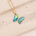 thumbnail image 1 of TopLLC Anneaux Dégradé Multicolore Collier Mode Tempérament Clavicule Chaîne a Collier, 1 of 2