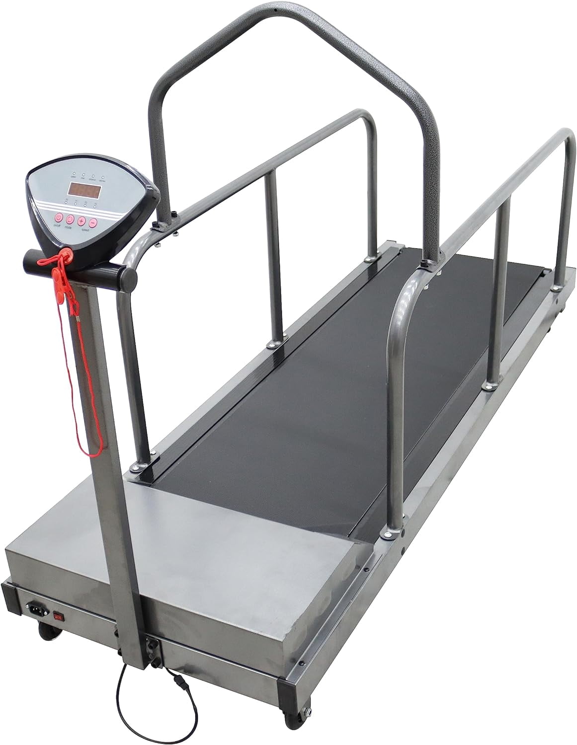 INTBUYING Pet Treadmill Canine Exercise Equipment with LED Digital Display and Guardrail 110V