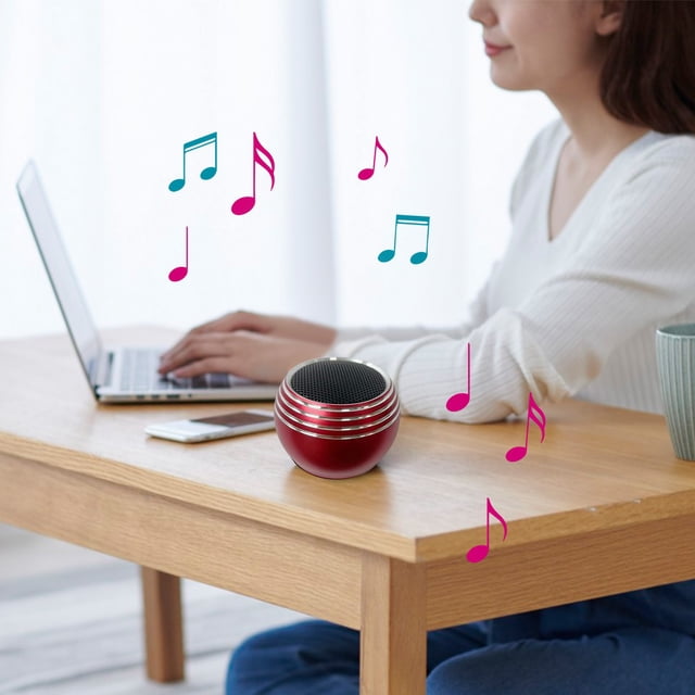 Chmadoxn Bluetooth Speaker,Bluetooth Audio M9-Border Mini Bluetooth Small Speaker Paired Subwoofer Portable Wireless Voice High Volume Portable Audio Wireless Bluetooth