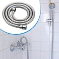 thumbnail image 5 of Boyau de Douche en Acier Inoxydable 1,5 m avec Raccords Standard de 1/2 Po pour Raccord de Pomme de Douche à Valve, 5 of 5