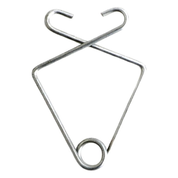Baohd 100pcs Drop Ceiling Hook Clips Fish Shape Metal Hook T-Bar Grid Wire Suspended Ceiling Hanger