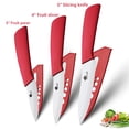 thumbnail image 3 of 3-Piece Ceramic Paring Knife,5" Utility Knife 4" Slcing Knife and 3" Peeling Knife Vegetables Fruit Kitchen Knives Cutter Tool, 3 of 5