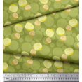 thumbnail image 3 of Soimoi Green Cotton Duck Fabric Lemon Slice Vegetable Decor Fabric Printed Yard 56 Inch Wide, 3 of 3