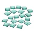 thumbnail image 1 of Unique Bargains Acrylic Flat Back Rhinestones Square Artificial Gemstone for Crafts Jewelry Making Deep Green, 1 of 5