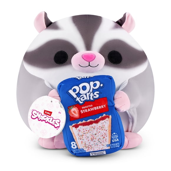 Snackles Peluche série 3 8 pouces sous licence de ZURU (Sugar glider w/POP tarts) de ZURU, Peluche avec licence accessoires Snack Brand