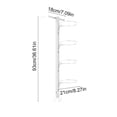 thumbnail image 3 of Supports de Rangement 1 Support de Basketball à Plusieurs Niveaux, Peut Être Installé Sans Clous, en Fer Durable, Multifonction, Utilisé pour Organiser et Ranger des Supports de Basketball, 3 of 5