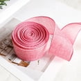 thumbnail image 4 of YIMWNYI Ribbon With Lace Edge, Imitation Linen Ribbon, Satin Ribbon for Gift Box Packaging, Decorative Bow and Party Décor, Versatile Craft Supplies, Elegant Home Decor, 4 of 6