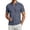 Blue, variant on DGMIOCS Mens Short Sleeve Polo Cotton Classic Collar Vacation Black XXL