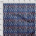 thumbnail image 2 of oneOone Cotton Poplin Fabric Chevron Ikat Fabric Prints By Yard 56 Inch Wide, 2 of 4