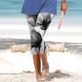 thumbnail image 2 of Pantalon Cargo pour Femmes à Coupe Décontractée par Generic TG, Capris Décontractés Noirs Unis, à Cordon, Raccourcis, Légers, 1 Unité, 2 of 5