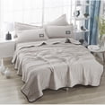 thumbnail image 4 of Tyidzon Comforter Solid Color Air Conditioning Quilt Cool Double Quilt Summer Cooling Blanket 70x78 Inch, 4 of 4