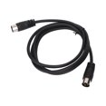 thumbnail image 1 of DIN 5PIN Adapter Cable, Scratch  Pure Copper Core DIN 5Pin Male To DIN 5Pin Male Adapter Flexible 4.9ft  For AV Equipment, 1 of 8