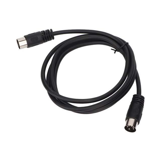 DIN 5PIN Adapter Cable, Scratch Pure Copper Core DIN 5Pin Male To DIN 5Pin Male Adapter Flexible 4.9ft For AV Equipment