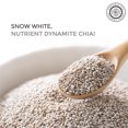 thumbnail image 2 of Pride Of India - Whole White Chia Seeds Raw Natural - 1.25 Pound (20 Oz) Jar with 24+ Servings - Omega-3 & Calcium Superfood - Great in smoothies, yogurt, baking, cereal, cookies, breakfast and more, 2 of 6