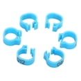thumbnail image 2 of Pigeons Foot Ring, Durable And Long-lasting High-quality Plastic Materials Pigeons Identify Ring  For Outdoor For Adult Birds Blue, 2 of 8
