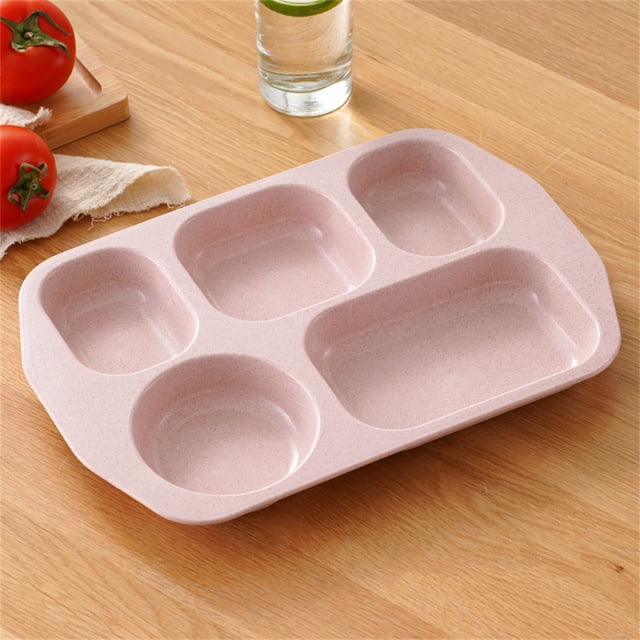 Amzcrzy Lunch Boîte à pour Femmes Réutilisable Bento Boîte à Lunch avec 5 Compartiments pour Enfants et Adultes Contenants de Préparation de Repas Rangement Rangement Contenants de Préparation de Repas Boîte à Lunch Boîte Bento