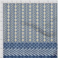 thumbnail image 2 of oneOone Polyester Lycra Fabric Triangle Geometric Printed Fabric 1 Yard 56 Inch Wide, 2 of 5